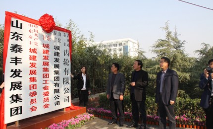 正式組建山東泰豐城建發(fā)展集團(tuán)